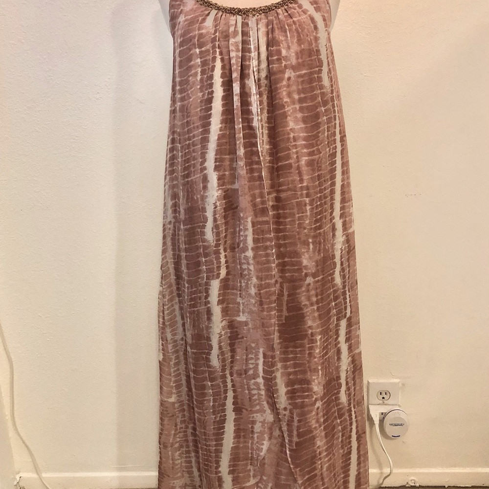 Wendy Bellissimo Pink Snake Print Maxi